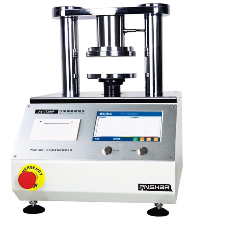 Máy đo độ nén vòng giấy nguyên liệu Crush Tester PN-CT300F 