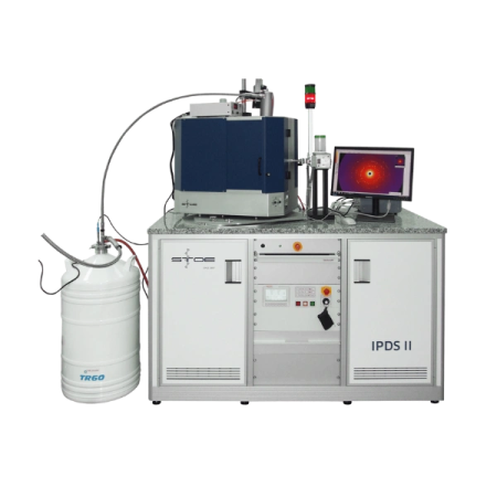 IPDS II / 2T Máy nhiễu xạ đơn tinh thể đáng tin cậy dành cho phân tử/protein, nền nhiễu thấp, 2θ 137°.